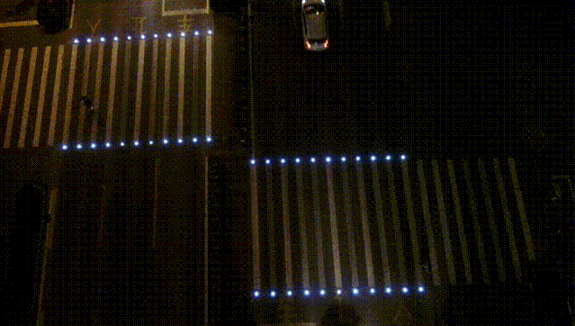 智慧斑马线 智能斑马线 发光斑马线