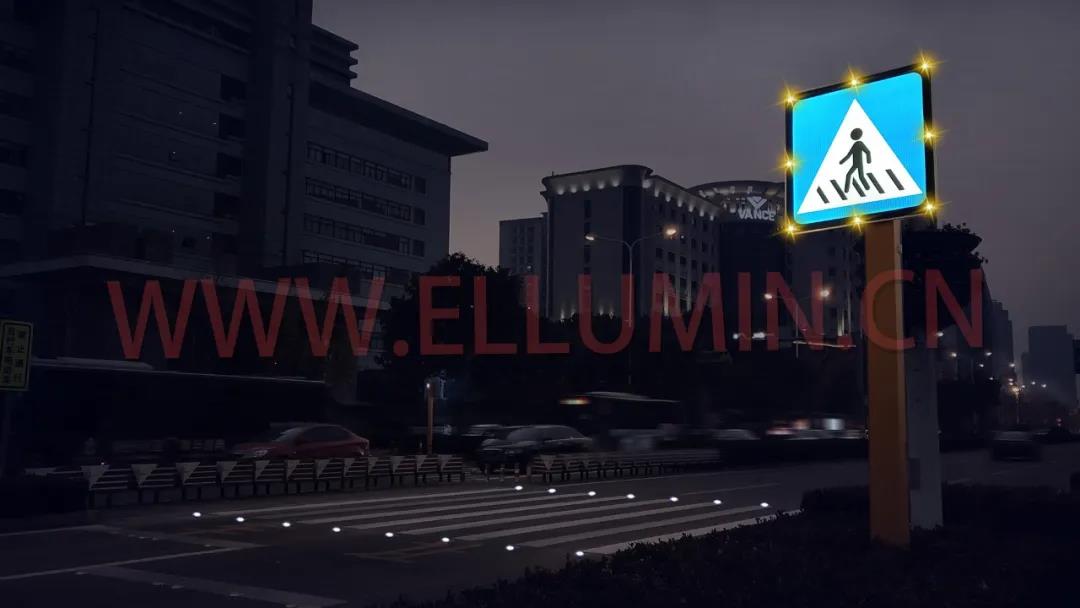 智慧斑马线 智能斑马线 发光斑马线